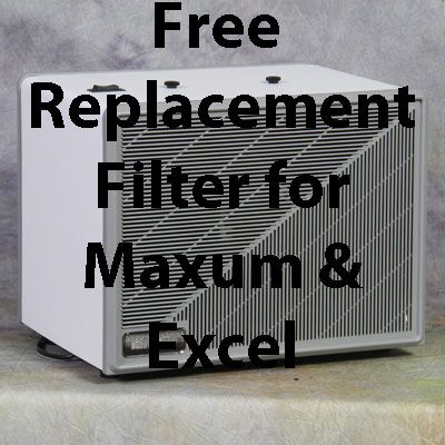 Free Replacement Filter for a Maxum or Excel