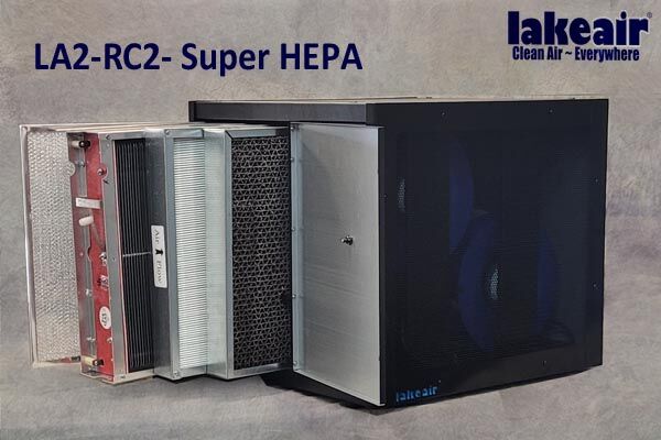 LA2-RC2 Super HEPA smoke eater from LakeAir