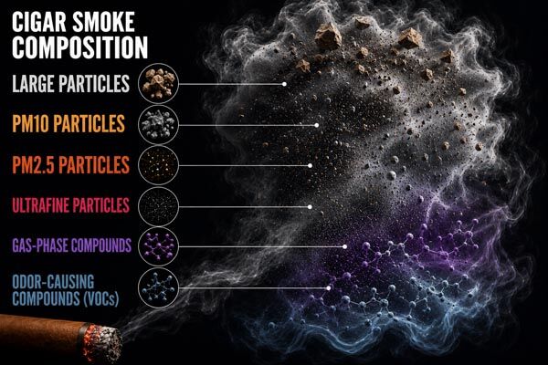 what is cigarette smoke made of What Is Smoke? Particle, Odor, and Cigar Smoke Explained