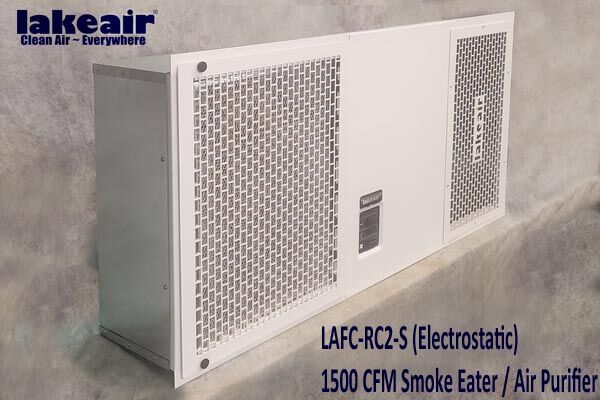 LAFC-RC2-S Electrostatic Air Purifier / Smoke Eater