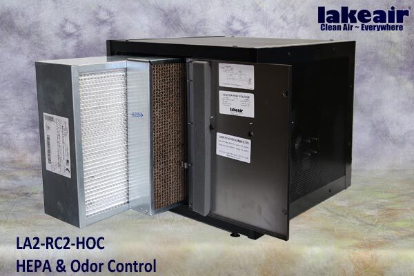 900 CFM Wall Mount HEPA Smoke Eater with superior odor control